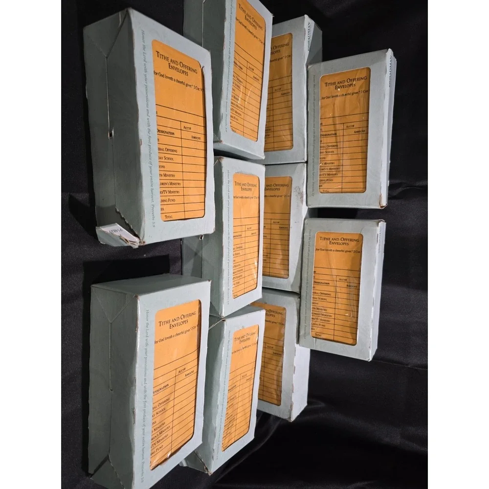 Lot Of Apprx. 1000 Pcs Church Offering Tithe Donation Envelopes